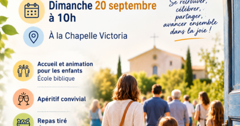 Culte de rentrée Grasse avec apéritif et repas tiré du sac